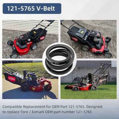 121-5765 Drive Belt for Toro TimeMaster TurfMaster 1/2" 30" V-Belt Exmark - color: 121-5765