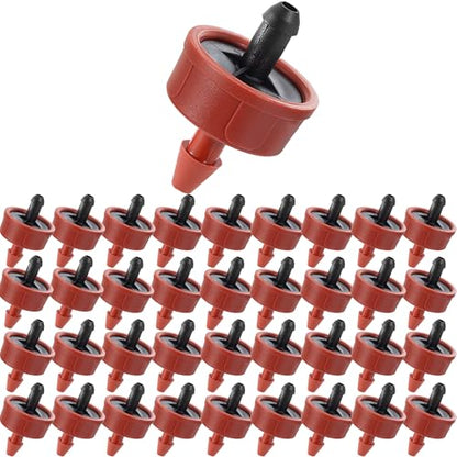 FULAIERGD1 GPH Pressure Compensating Drip Emitters,200Pcs Spot Drippers - color: 1 GPH 200PCS