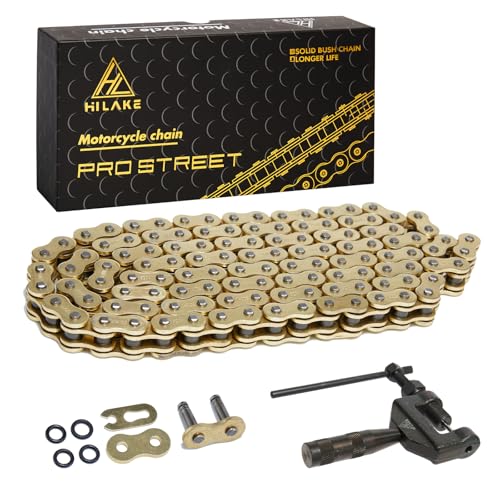 520 Motorcycle Chain 114 Links O-Ring with Connecting Master Link and Chain Breaker Heavy Duty Drive Chain for Motorcycle ATV UTV Dirt Bike Quad Side by Side - color: 520HV-114L Chain Breaker Set, size: 520HV-114L
