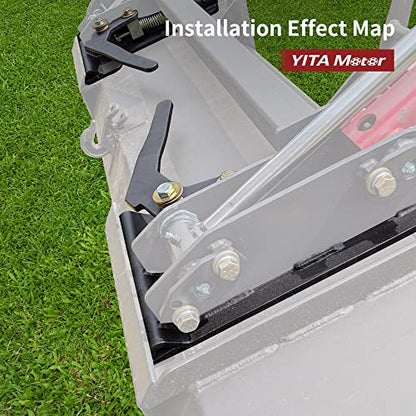 YITAMOTOR 5/16" Skid Steer Mount Plate Attachment & Quick Attach Adapter - size: 5/16 Inch