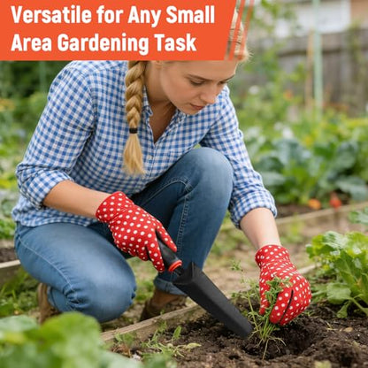 Hand Weed Puller Tool, Carbon Steel Forked Head Weeder Puller for Courtyards and Gardens - color: Weed-cutting trowel