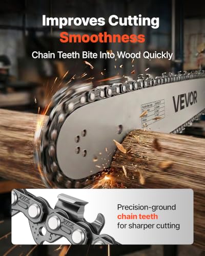 VEVOR Gas Powered Chainsaw 20 & 22 Inch 62CC 3.8HP 2 Stroke Engine Saw - size: 62CC-20&22in