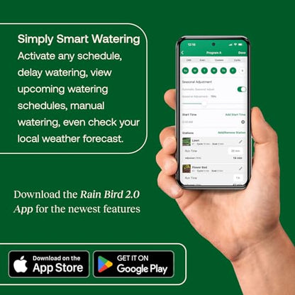 Rain Bird ARC4 Irrigation Controller, Smart WiFi, Indoor, 4-Station - style: Indoor 4-Station