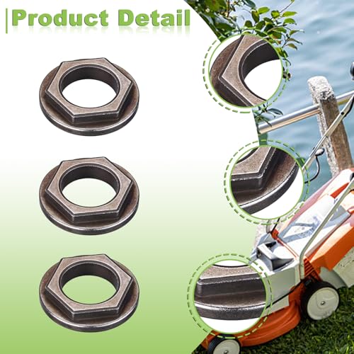 3 Pack 741-0656 Hex Flange Bearing for Cub Cadet Troy Bilt 941-0656A