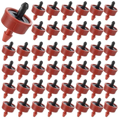 FULAIERGD1 GPH Pressure Compensating Drip Emitters,60Pcs Spot Drippers - color: 1 GPH 60PCS
