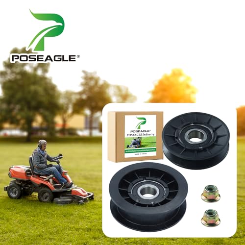 GX20286 V Idler Pulley with GX20287 Idler Pulley for D140 Decks - color: A7 1xGX20286+1xGX20287