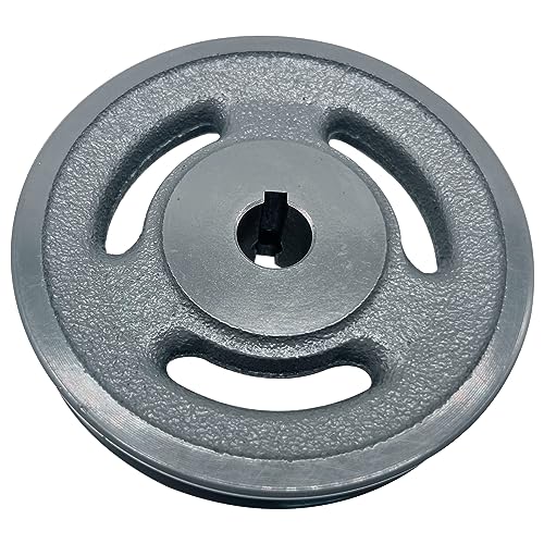 AK44-5/8 v Belt Pulley, 4.25 inch OD, 5/8 Inch Bore,Cast Iron Material, AK Single Groove Mechanical v-Belt Pulleys for "4L" or "A" or "3L" Belts - size: 4.25 inch OD, 5/8 Inch Bore, style: 1 Groove