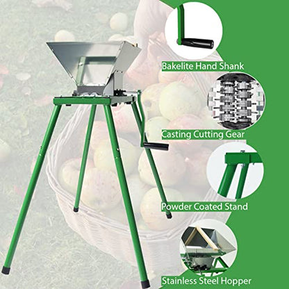 Fruit and Apple Crusher and Apple Cider Wine Press with Filter Bag