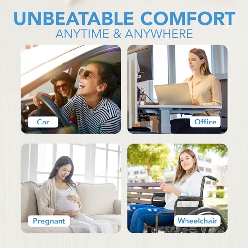 Lofty Aim Car Seat Cushion, Car Seat Pillow, Automotive Cushion - color: Black