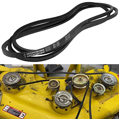 Lawn Mower 48" Deck Belt V-Belt Fits for John Deere GX21833 GX20571 48 inch Covered Deck Belt D140 D150 D160 L120 L130 LA130 LA140 LA145 LA155 LA165 X140 etc