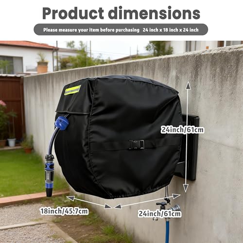 Hose Reel Cover - Weather-Resistant Shield, Wall & Freestanding Reels