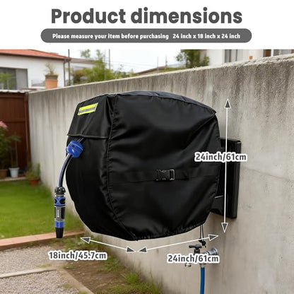 Hose Reel Cover - Weather-Resistant Shield, Wall & Freestanding Reels