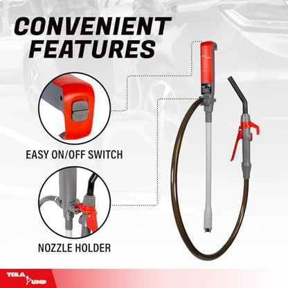 TERA PUMP 2nd Gen Multi-Purpose Battery Powered Fuel Transfer Pump - style: Battery Powered - Standard