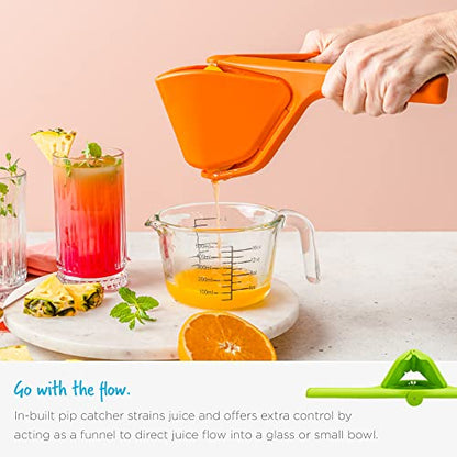 Dreamfarm Fluicer Fold-Flat Citrus Juicer - Orange - color: Orange