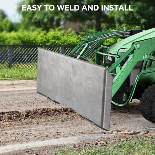 YITAMOTOR 1/2" Skid Steer Mount Plate Attachment for Kubota, Bobcat Tractor - size: 1/2 Inch