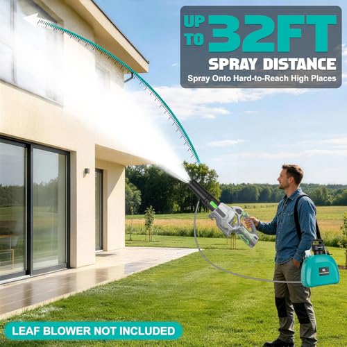 2-in-1 Mist Sprayer Compatible for EGO Leaf Blower (NO Blower) - color: Green