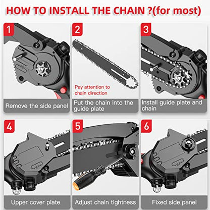 5 Inch Chainsaw Chain Replacement For WORX WG324, WG325, FASTCRAFT 2020X-L
