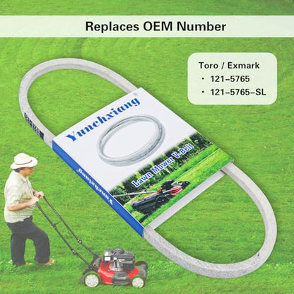 121-5765 Drive Belt Kevlar for Toro Timemaster 30 Belt, Exmark 30 inch Mower Parts, Fits Toro 30 inch Timemaster Lawn Mower 20199, 20200, 20975 - Aramid Cord, 1/2'' x 30'' - size: 1/2" x 30"