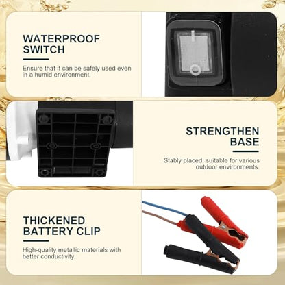 BLACKHORSE-RACING 12V DC Self-Priming DEF Transfer Pump - size: 12V DC
