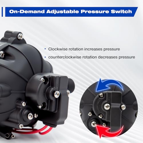 12 Volt Sprayer Pump, Chemical and Corrosion Resistant, 5.5GPM - size: 5.5GPM