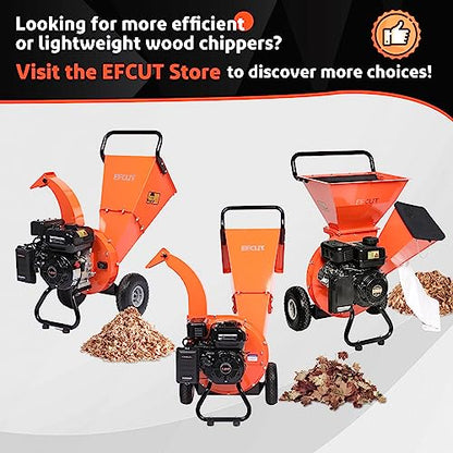 C30 LITE Wood Chipper 15:1 Reduction Ratio 3-in-1 Multi-Function Wood Chipper [Exclusive Bundle Deal]