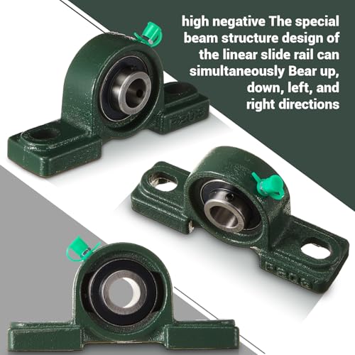 Gisafai 8 Pcs UCP202-10 Pillow Block Bearing with 5/8" Bore - style: UCP202-10