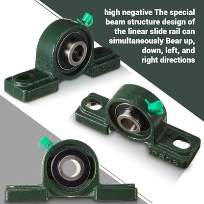 Gisafai 8 Pcs UCP202-10 Pillow Block Bearing with 5/8" Bore - style: UCP202-10