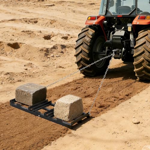 PioneerWorks Drag Harrow – Multi-Surface Leveler for ATV/UTV/Tractor - size: 72*20 inch