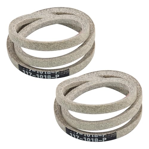 117-1018 Drive Belt Replacement for Toro Recycler 22" Lawn Mower 20330/20331 / 20350/20370 / 20377/20378 / 20379 – 3/8" x 32.5" V-Belt Compatible with Toro Lawn Mowers – Huarntwo -2 Pack - size: 117-1018（2PC）