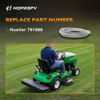 791988 Mower Deck Belt Fits 52" Hustler Raptor 117164, 117164EX - size: 791988