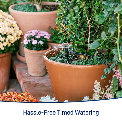 Orbit 69600 Shrub and Flower Bed Drip Irrigation Kit with B-hyve (Gen 2) Smart Hose Watering Timer - style: Smart Timer