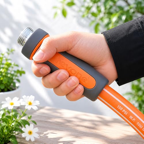 FEVONE Heavy Duty Garden Hose 12 ft, Hybrid Polymer Water Hose - size: 12' (feet)
