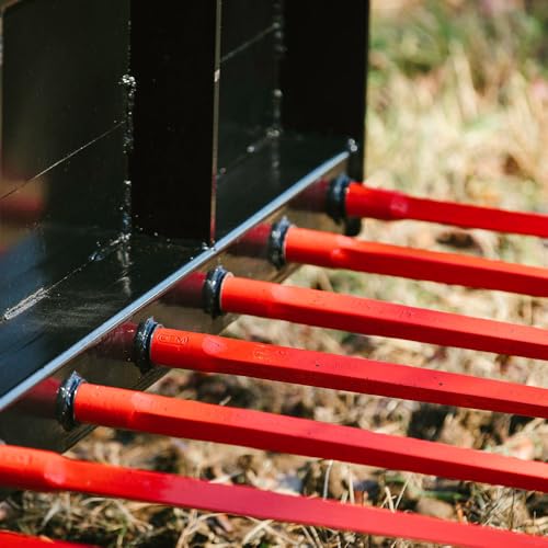 Titan Attachments 32" C1 Square Hay Bale Spear, 1 3/8" Diameter, 1,350 LB Capacity, Forged & Heat-Treated Steel, for Hay & Handling Daily Farm Work