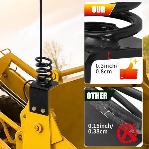 Tractor Hydraulic Hose Hanger - 0.3" Thick Plate (8cm) - color: 1pc Black