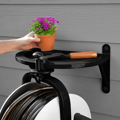 Liberty Garden Navigator 360° Hose Reel-White