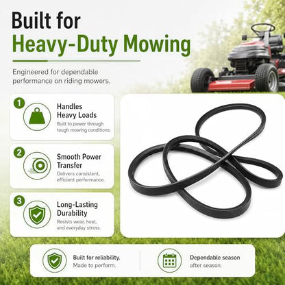 130969 532130969 Drive Belt Compatible with Husqvarna Craftsman Tractors