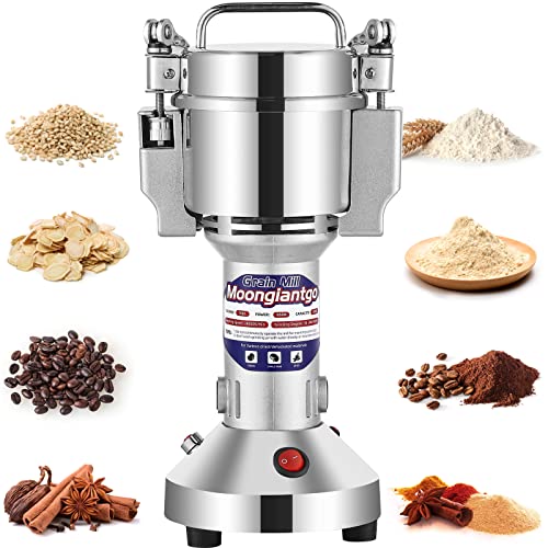 Moongiantgo Grain Mill Grinder Electric, 150g Upright, 110V - size: 150g Upright Type
