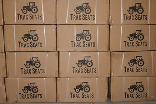 BLACK TRIBACK STYLE SEAT SUSPENSION SEAT FITS MASSEY FERGUSON 255 265 270 274 275 285 TRACTOR TRAC SEATS BRAND