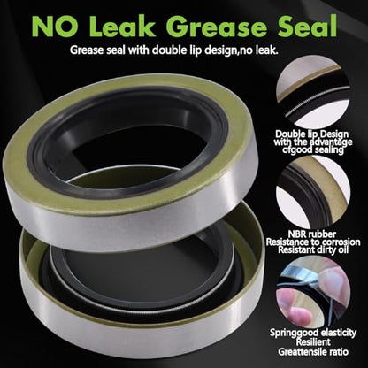 Jeemiter L44649 L68149 Trailer Bearing Kit 4 Sets 3500LB #84 Spindle Dexter - size: L44649 4Sets