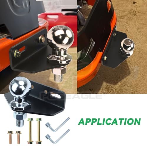 [Upgraded Universal Heavy Duty Zero Turn Mower Trailer Hitch - color: A2 Trailer Hitch with 2" Diameter