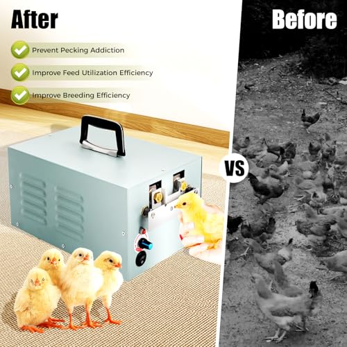 110V 250W Automatic Chicken Debeaking Machine Electric Poultry Debeaking Machine Electric Chick Beak Cutter Chicken Beak Removing Equipment