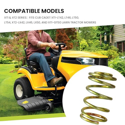 2-Pack Seat Compression Spring 732-05182A Compatible with Cub Cadet XT1 XT2