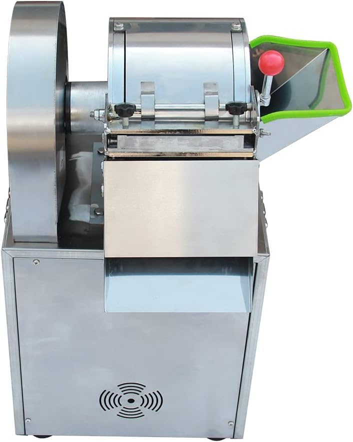 Commercial Potato Strip Cutter Machine, 1500W Automatic Centrifugal French Fry Cutter, 300–500KG/H Vegetable Slicer & Dicer with Adjustable Thickness for Potatoes, Carrots, Radish