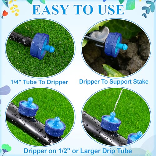 30Pcs 0.5 GPH Pressure Compensating Drip Emitters - color: 30 PCS 0.5GPH