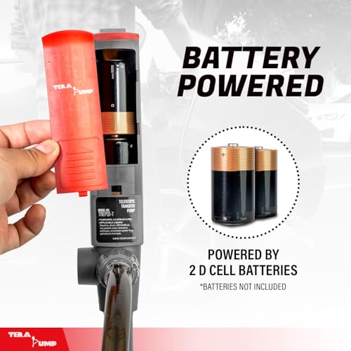 TERA PUMP Portable Battery Powered Gas Transfer Pump w/Flow Control - style: Nozzle Telescopic Stick Pump