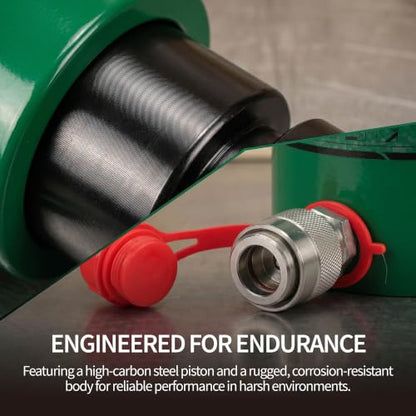 20 Ton Double-Acting Hollow Hydraulic Cylinder 100mm(4") Stroke - size: BRCH-20100