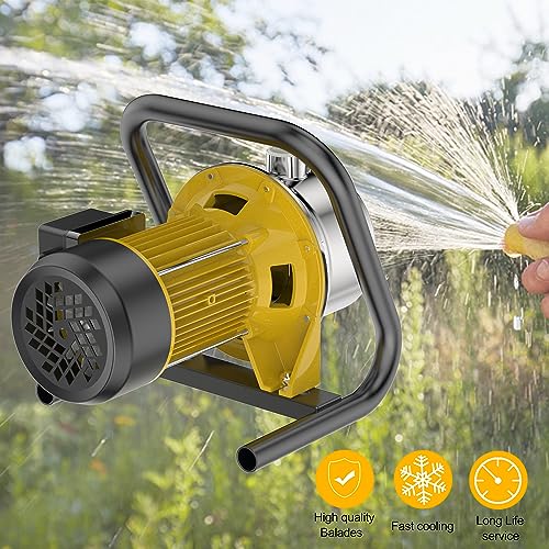 TDRRICH 1HP Water Pressure Booster Pump for Whole House,Shallow Well Portable Water Stainless Steel Pumps，Self-priming Jet Transfer Pump Switch Automatic 110v AC for Lawn Garden Sprinkler Irrigation
