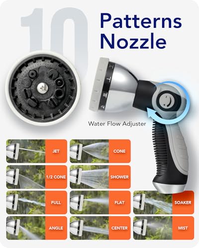 Retractable Hose Reel 5/8"x 110ft, Retractable Garden Hose - size: 5/8" 110 FT Hose & Reel