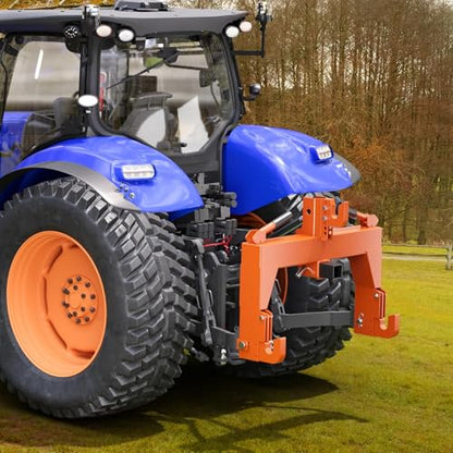 PeakPursuit 3000LBS 3 Point Quick Hitch, Orange - color: Orange
