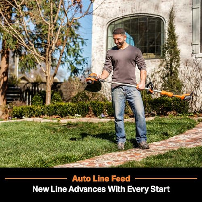 LawnMaster CLGT2412S 24V 12" Cordless String Trimmer 2.0AH Battery & Charger Included - style: Cordless